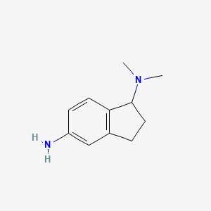 N1,N1-dimethyl-2,3-dihydro-1H-indene-1,5-diamine