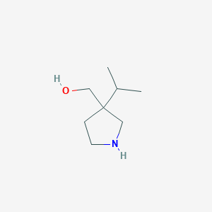 [3-(Propan-2-yl)pyrrolidin-3-yl]methanol