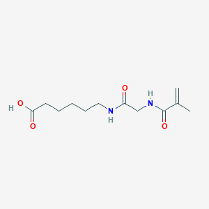 6-{[N-(2-Methylacryloyl)glycyl]amino}hexanoic acid