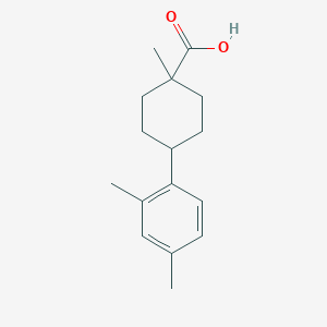 Cyclohexanecarboxylic acid, 4-(2,4-dimethylphenyl)-1-methyl-