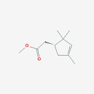 Methyl [(1R)-2,2,4-trimethylcyclopent-3-en-1-yl]acetate