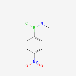 1-Chloro-N,N-dimethyl-1-(4-nitrophenyl)boranamine