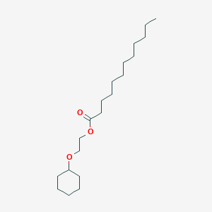 2-(Cyclohexyloxy)ethyl dodecanoate