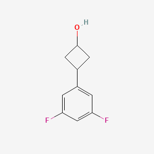 molecular formula C10H10F2O B1457497 3-(3,5-Difluorophenyl)cyclobutan-1-ol CAS No. 1807939-36-1