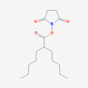 1-[(2-Pentylheptanoyl)oxy]pyrrolidine-2,5-dione