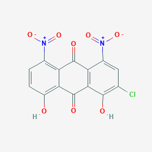 2-Chloro-1,8-dihydroxy-4,5-dinitroanthracene-9,10-dione