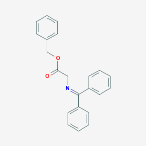 molecular formula C22H19NO2 B145750 二苯甲亚基-甘氨酸苄酯 CAS No. 81477-91-0
