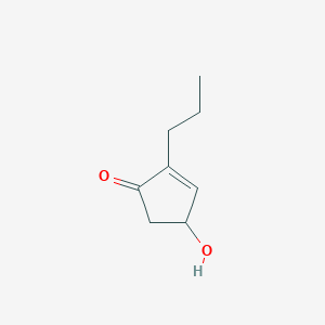 4-Hydroxy-2-propylcyclopent-2-en-1-one