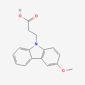 3-(3-Methoxy-9H-carbazol-9-YL)propanoic acid