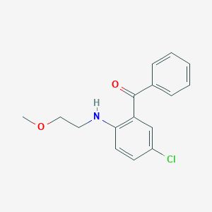 {5-Chloro-2-[(2-methoxyethyl)amino]phenyl}(phenyl)methanone