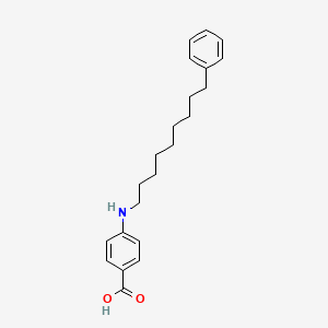 4-[(9-Phenylnonyl)amino]benzoic acid