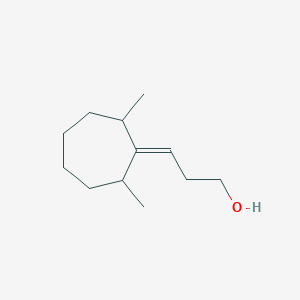 3-(2,7-Dimethylcycloheptylidene)propan-1-ol