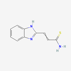 3-(1H-Benzimidazol-2-yl)prop-2-enethioamide