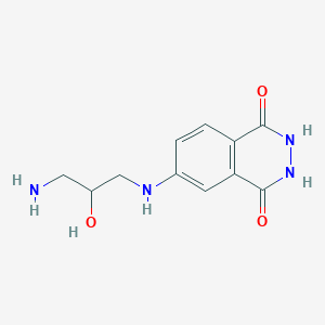 6-[(3-Amino-2-hydroxypropyl)amino]-2,3-dihydrophthalazine-1,4-dione