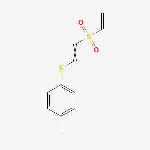 1-{[2-(Ethenesulfonyl)ethenyl]sulfanyl}-4-methylbenzene