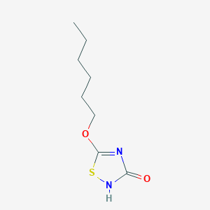 5-(Hexyloxy)-1,2,4-thiadiazol-3(2H)-one