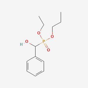 Ethyl propyl [hydroxy(phenyl)methyl]phosphonate