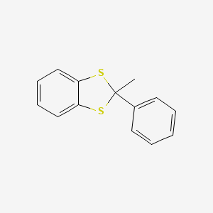 1,3-Benzodithiole, 2-methyl-2-phenyl-