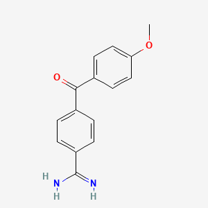 Benzenecarboximidamide, 4-(4-methoxybenzoyl)-