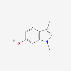 molecular formula C10H11NO B1457522 1,3-dimethyl-1H-indol-6-ol CAS No. 1550823-22-7
