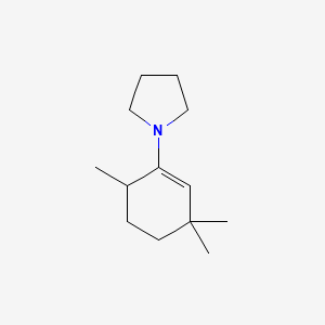 1-(3,3,6-Trimethylcyclohex-1-en-1-yl)pyrrolidine