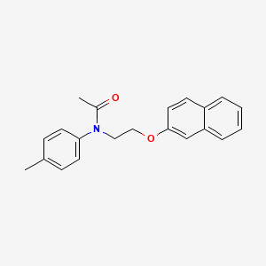 Acetamide, N-(4-methylphenyl)-N-[2-(2-naphthalenyloxy)ethyl]-