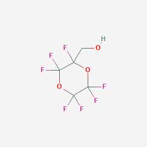 (2,3,3,5,5,6,6-Heptafluoro-1,4-dioxan-2-yl)methanol