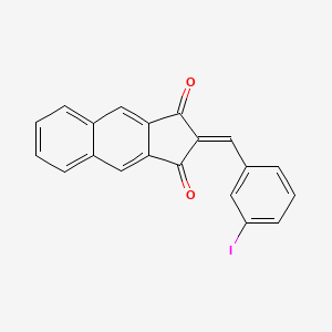 2-[(3-Iodophenyl)methylidene]-1H-cyclopenta[b]naphthalene-1,3(2H)-dione