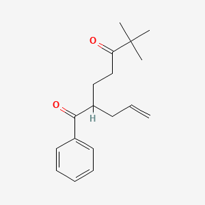 6,6-Dimethyl-1-phenyl-2-(prop-2-en-1-yl)heptane-1,5-dione