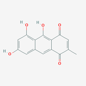 1,4-Anthracenedione, 5,7,10-trihydroxy-2-methyl-