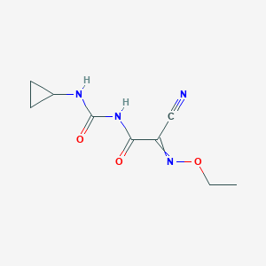 2-Cyano-N-(cyclopropylcarbamoyl)-2-(ethoxyimino)acetamide