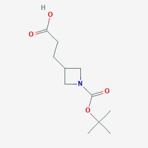 3-(1-(Tert-butoxycarbonyl)azetidin-3-yl)propanoic acid