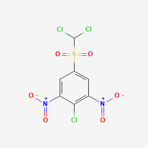 2-Chloro-5-(dichloromethanesulfonyl)-1,3-dinitrobenzene