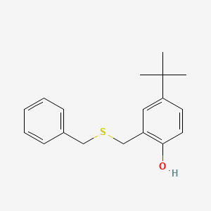 2-[(Benzylsulfanyl)methyl]-4-tert-butylphenol