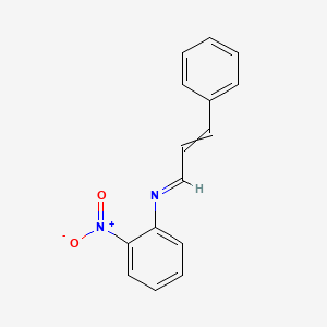 Benzenamine, 2-nitro-N-(3-phenyl-2-propenylidene)-