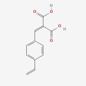 [(4-Ethenylphenyl)methylidene]propanedioic acid