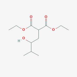 Diethyl (2-hydroxy-3-methylbutyl)propanedioate