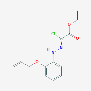 Ethyl 2-chloro-2-[(2-prop-2-enoxyphenyl)hydrazinylidene]acetate