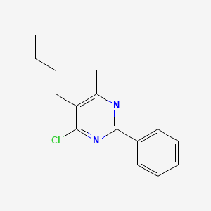 5-Butyl-4-chloro-6-methyl-2-phenylpyrimidine