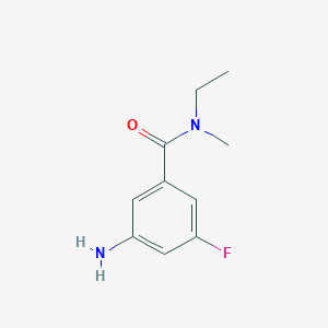 3-Amino-N-ethyl-5-fluoro-N-methylbenzamide