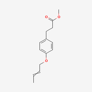 Methyl 3-{4-[(but-2-en-1-yl)oxy]phenyl}propanoate