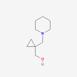{1-[(Piperidin-1-yl)methyl]cyclopropyl}methanol