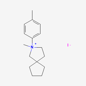 2-Methyl-2-(4-methylphenyl)-2-azaspiro[4.4]nonan-2-ium iodide