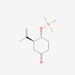 (3S,4R)-3-(Prop-1-en-2-yl)-4-[(trimethylsilyl)oxy]cyclohexan-1-one