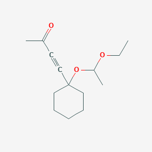 3-Butyn-2-one, 4-[1-(1-ethoxyethoxy)cyclohexyl]-