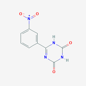 6-(3-Nitrophenyl)-1,3,5-triazine-2,4(1H,3H)-dione