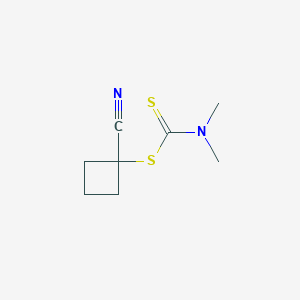 1-Cyanocyclobutyl dimethylcarbamodithioate