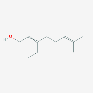 3-Ethyl-7-methylocta-2,6-dien-1-ol