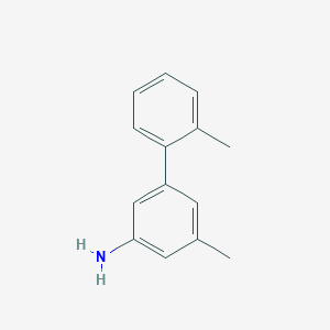 molecular formula C14H15N B1457566 3-Methyl-5-(2-methylphenyl)aniline CAS No. 1368462-28-5