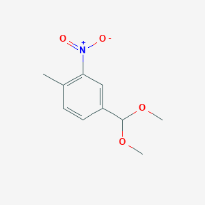 4-(Dimethoxymethyl)-1-methyl-2-nitrobenzene